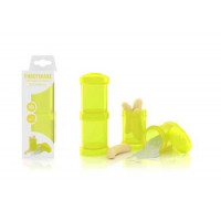 Dosificador twistshake 2x100ml amarillo